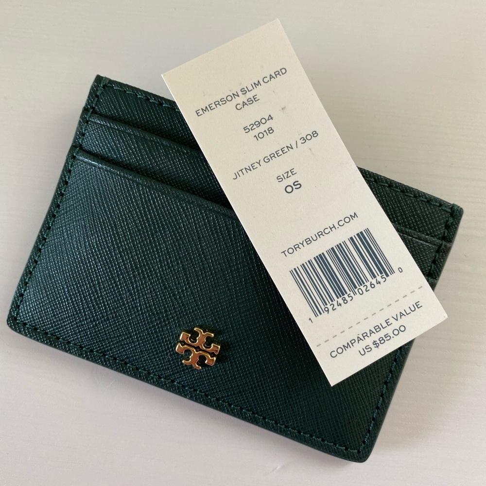 Tory Burch Emerson Slim Card Case Wallet